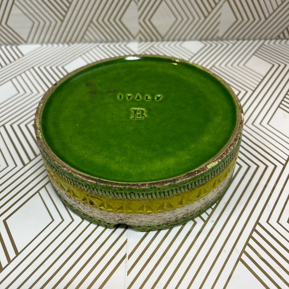 Vintage Mid-Century Bitossi For Rosenthal-Netter Ceramic Glazed Ashtray - Picture 6 of 14